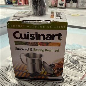 Cuisinart Silver Sauce Pot with Basting Brush